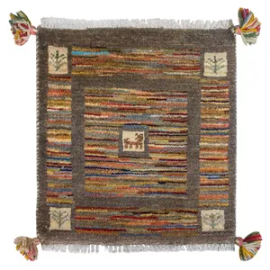 گبه دستباف سرزمین فرش کد GD9740