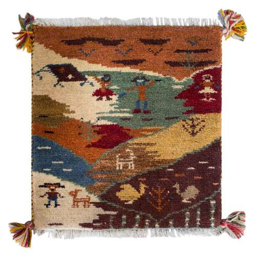 گبه دستباف سرزمین فرش کد GD9724