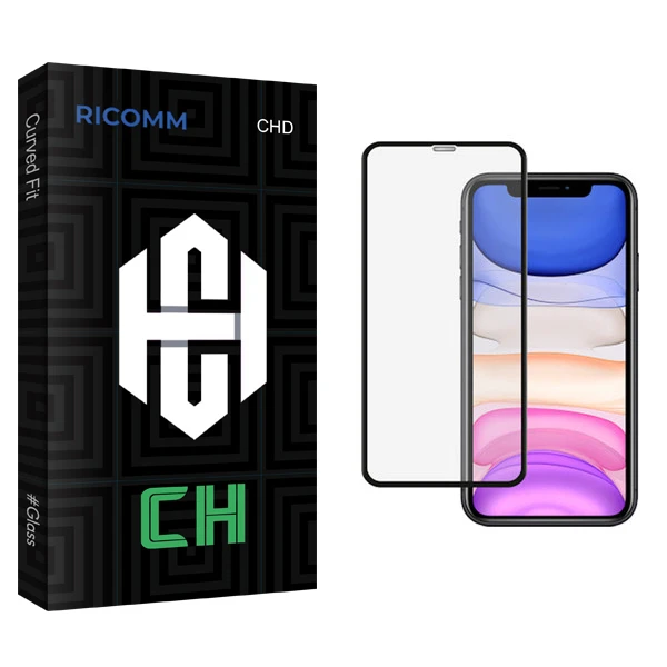 محافظ صفحه نمایش ریکام مدل CH glass مناسب برای گوشی موبایل اپل iPhone xr