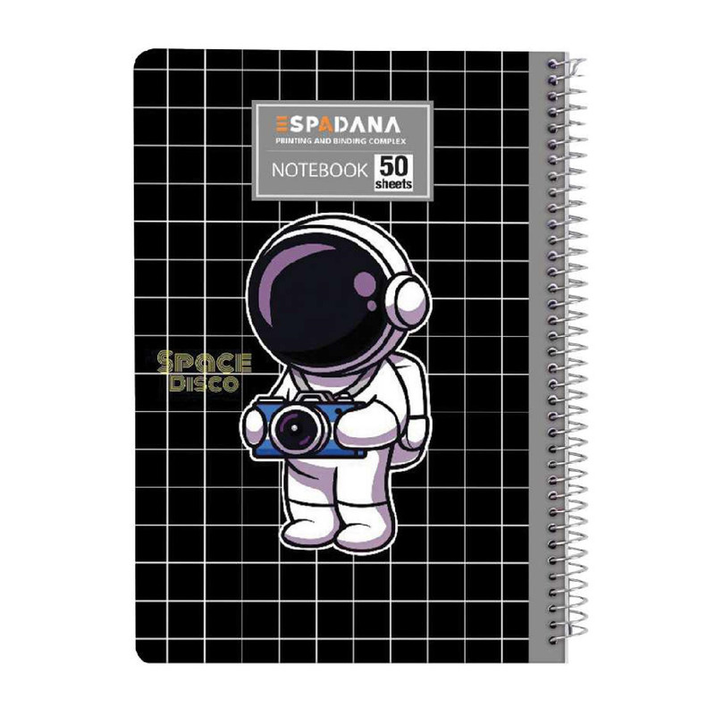 دفتر شطرنجی 50 برگ اسپادانا مدل درشت کد 5824789 مجموعه 4 عددی