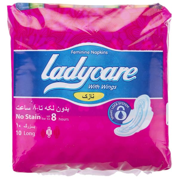 نوار بهداشتی نازک لیدی کر مدل Large بسته 10 عددی نوار بهداشتی نازک لیدی کر مدل Large بسته 10 عددی