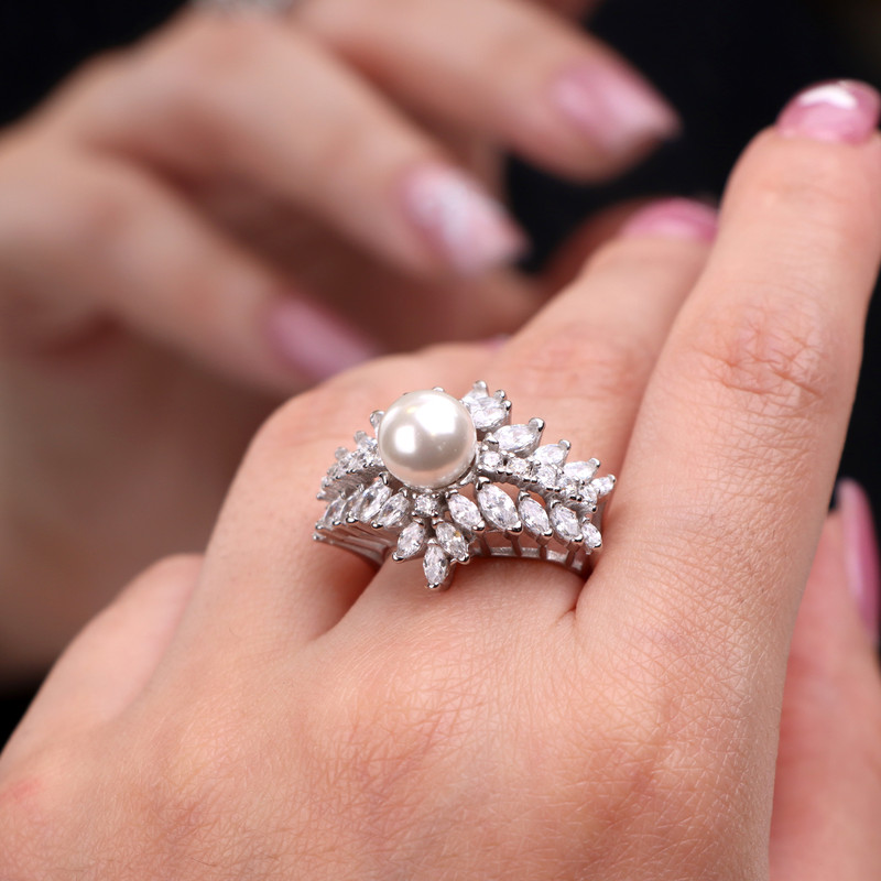 انگشتر نقره زنانه جی تی ای مدل G_163 انگشتر نقره زنانه جی تی ای مدل G_163