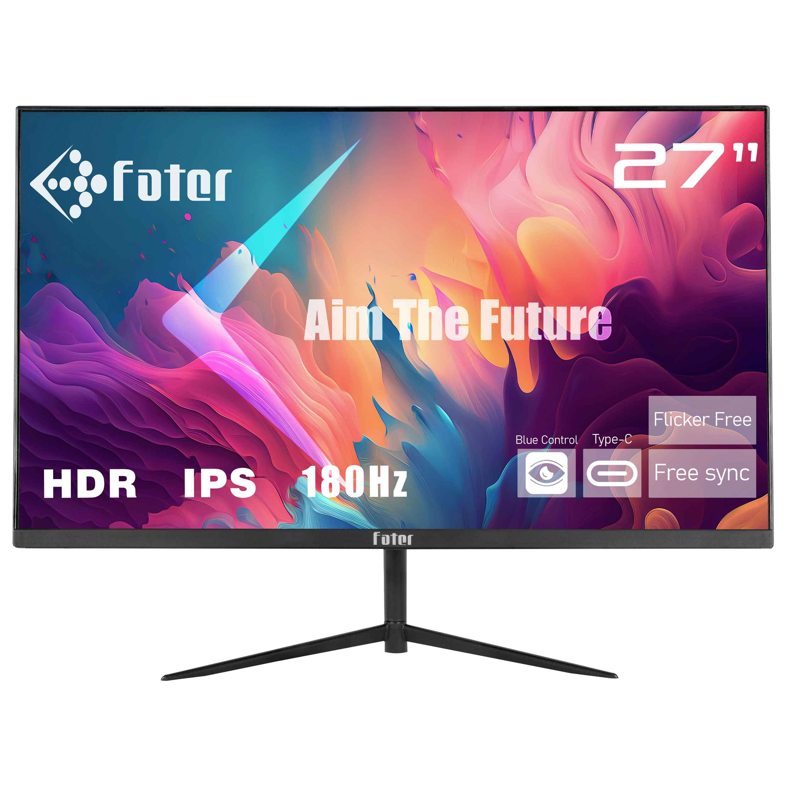 مانیتور گیمینگ 27 اینچ فاطر مدل F27-180 B1-W1
