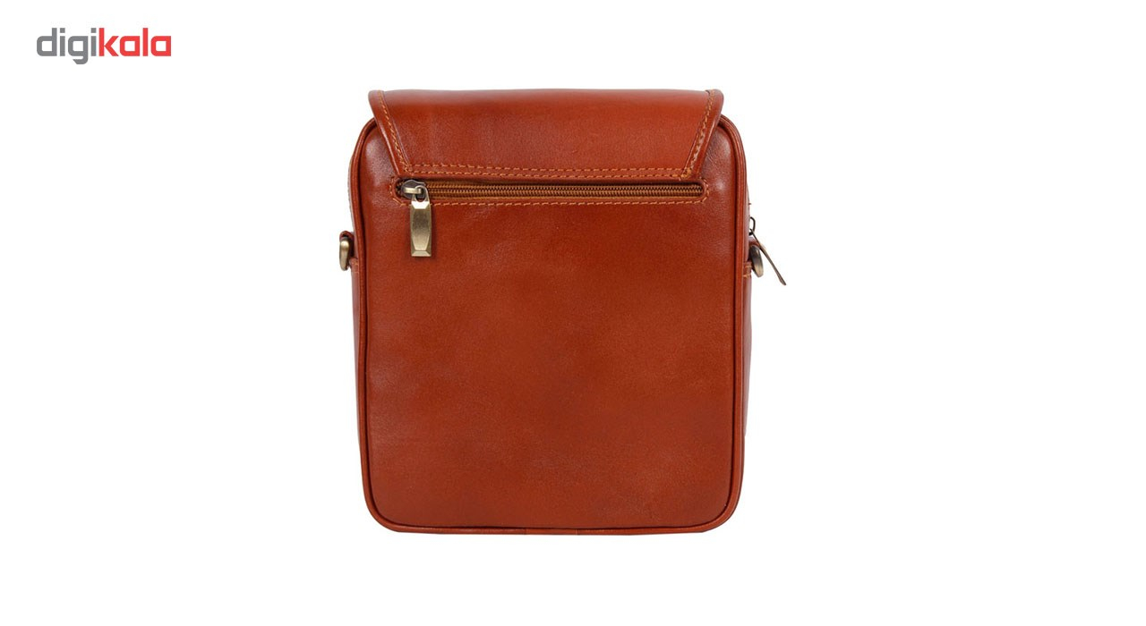 کیف دوشی رویال چرم کد W4-Brown