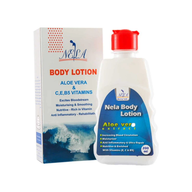 لوسیون بدن لابراتوار نلا مدل بادی لوشن  حجم 200 میلی لیتر