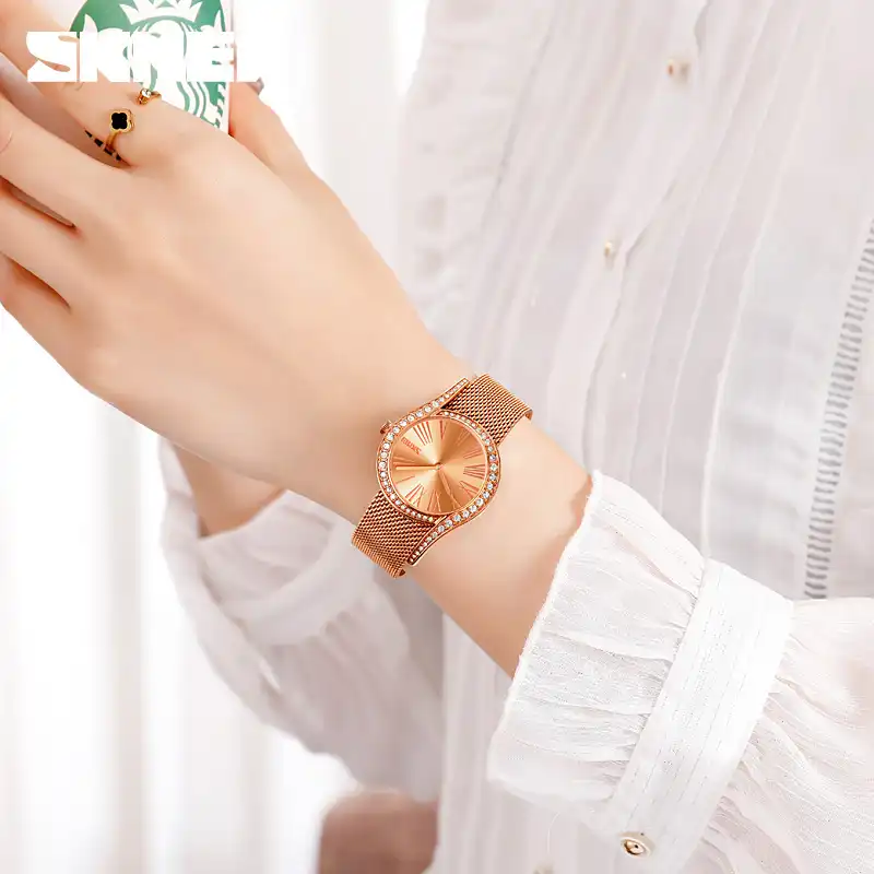 ساعت مچی عقربه ای زنانه اسکمی مدل 9252 RG