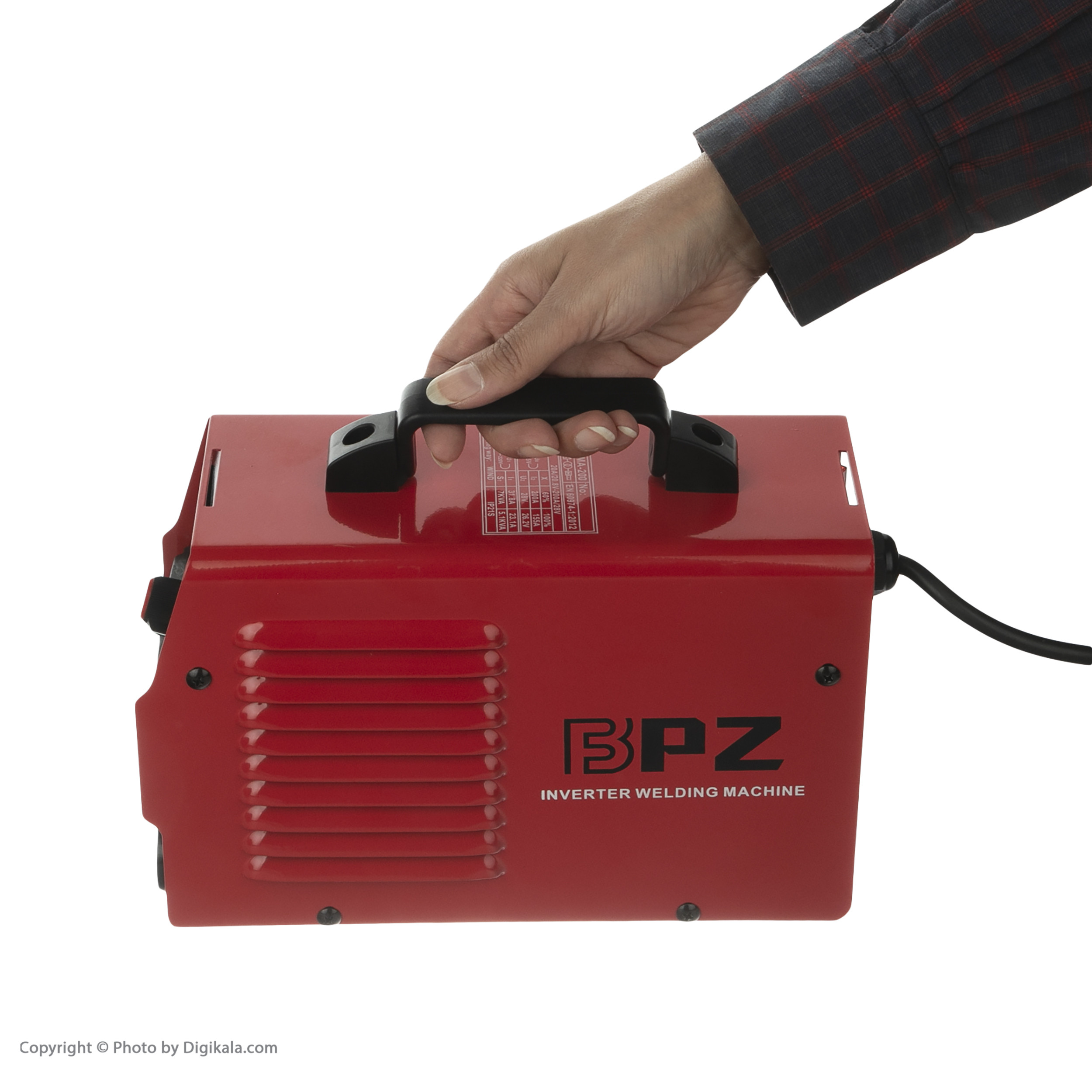 اینورتر جوشکاری 200 آمپر بی پی زد مدل MMA-200 اینورتر جوشکاری 200 آمپر بی پی زد مدل MMA-200