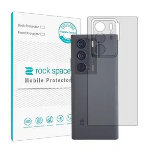 Rockspace HyGEL model Transparent phone back protector suitable for ZTE Axon 40 ultra mobile phone