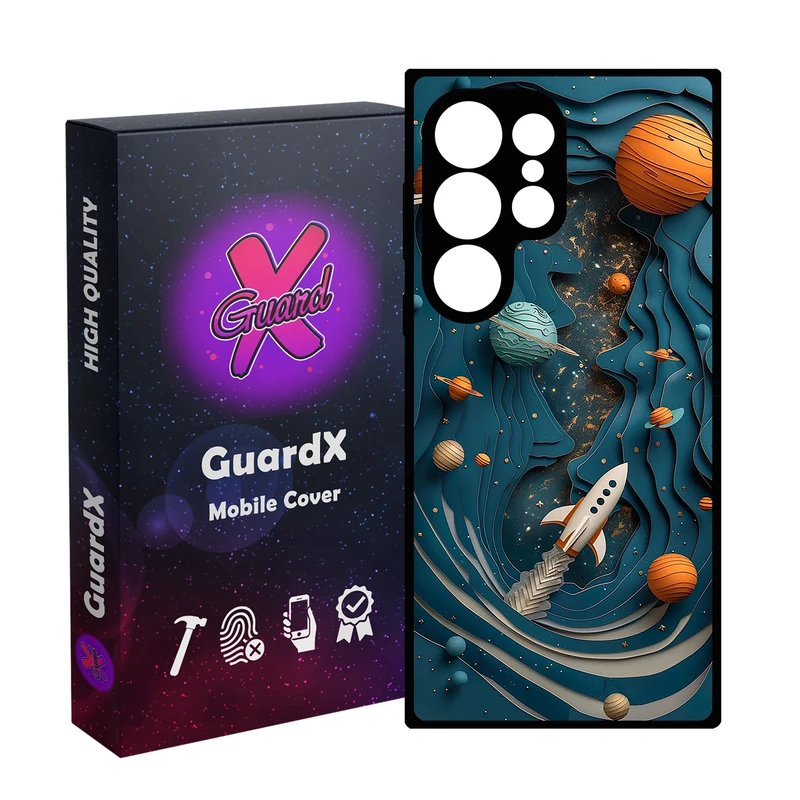 کاور گارد ایکس طرح فضا مدل 10750 مناسب برای گوشی موبایل سامسونگ Galaxy S25 Ultra