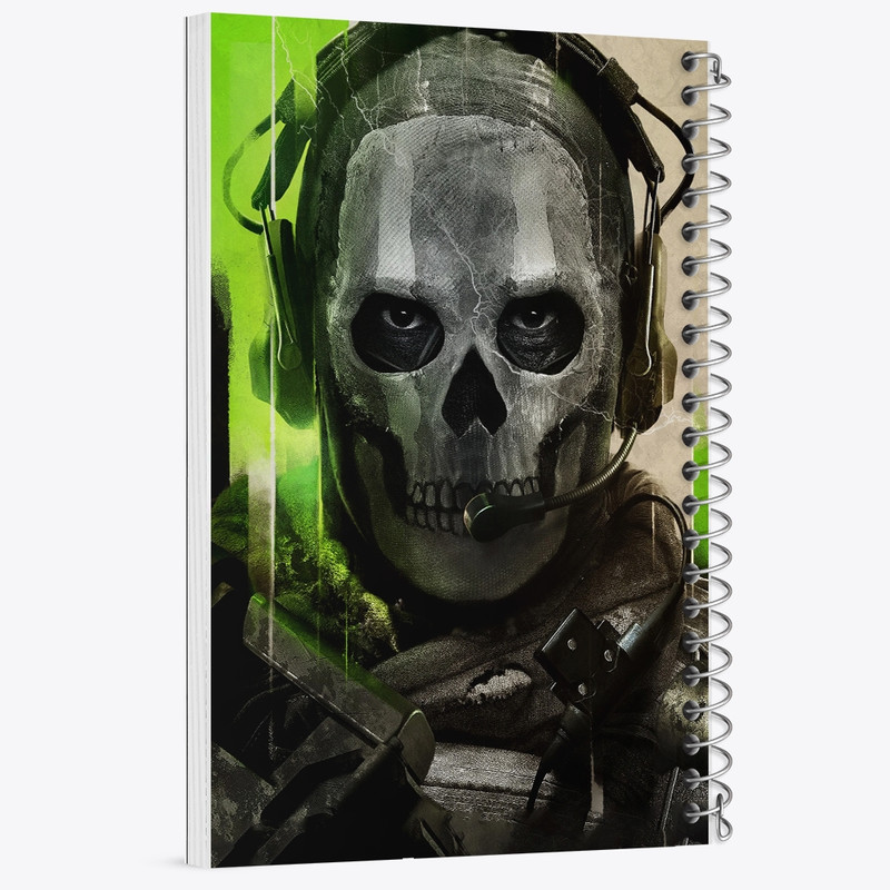 دفتر مشق 50 برگ خندالو طرح کال اف دیوتی (Call of duty) کد F300