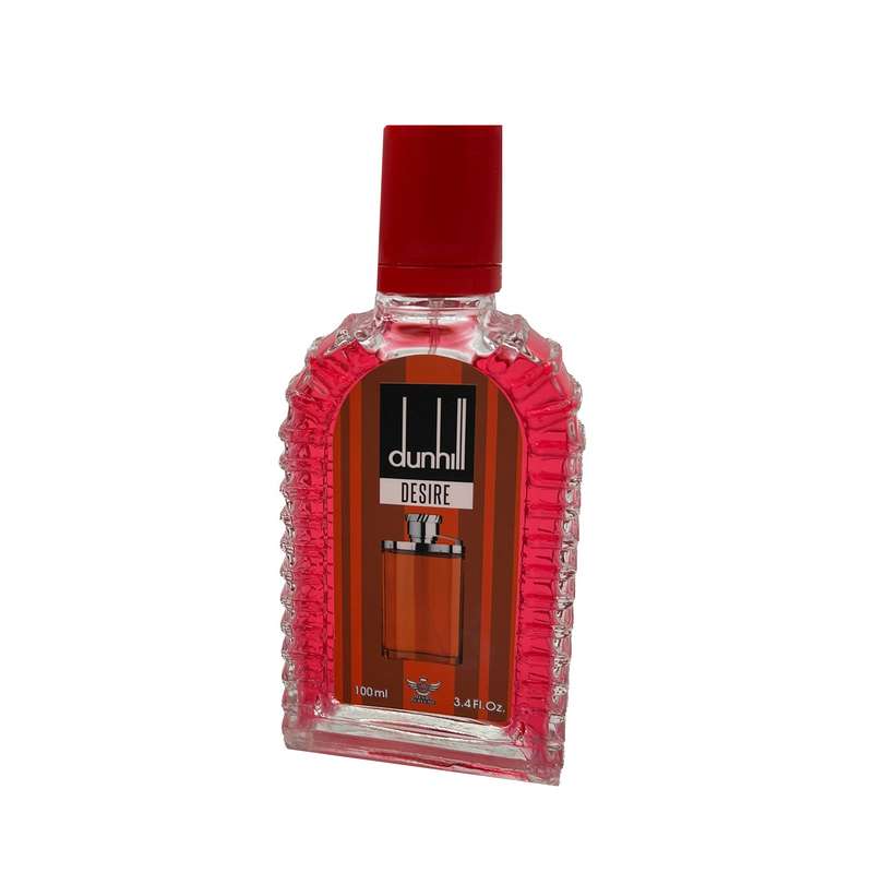 ادو پرفیوم مردانه گریت سان مدل دانهیل قرمز DUNHIL DESIRE RED با رایحه خنک و تلخ حجم 100 میلی لیتر