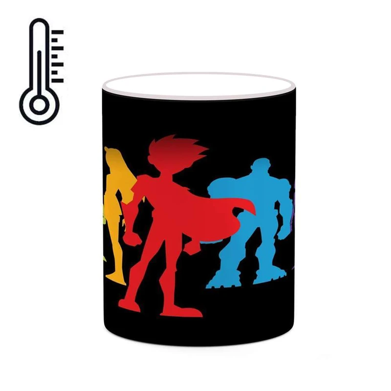 ماگ حرارتی کاکتی مدل کارتون Teen Titans Go کد mgh23372