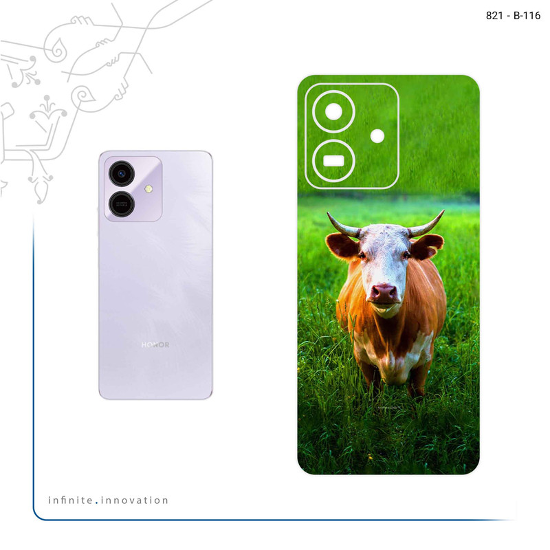 برچسب پوششی ماهوت مدل Cow مناسب برای گوشی موبایل آنر Play 10