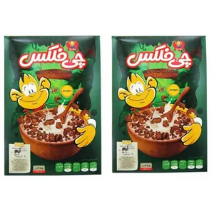 غلات صبحانه جنگلی با طعم کاکائویی  چی توز - 375 گرم بسته 2 عددی