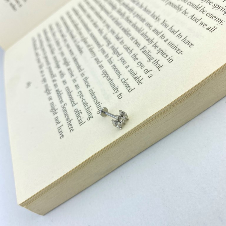 پیرسینگ گوش زنانه ژوپینگ مدل P4096 پیرسینگ گوش زنانه ژوپینگ مدل P4096