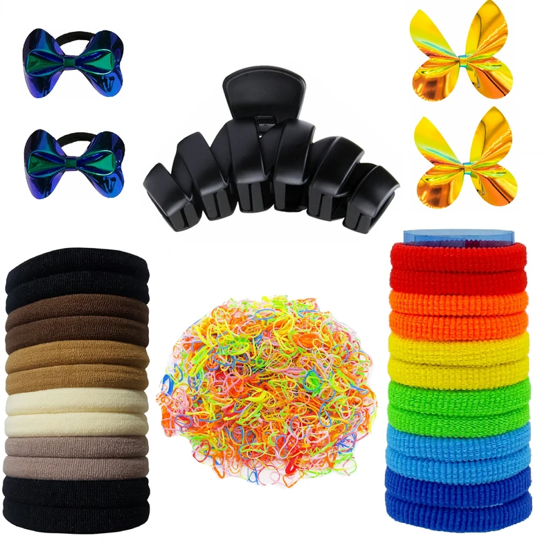 ست کش و کلیپس مو زنانه آی جواهر کد V530 مجموعه 530 عددی