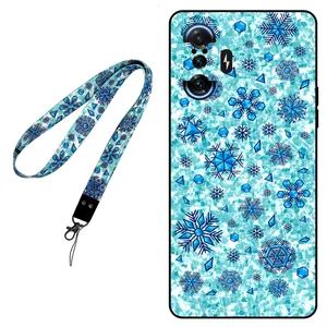 Megafone Snow Flake 0014 Cover For Xiaomi Poco F3 GT Mobile Neckband 