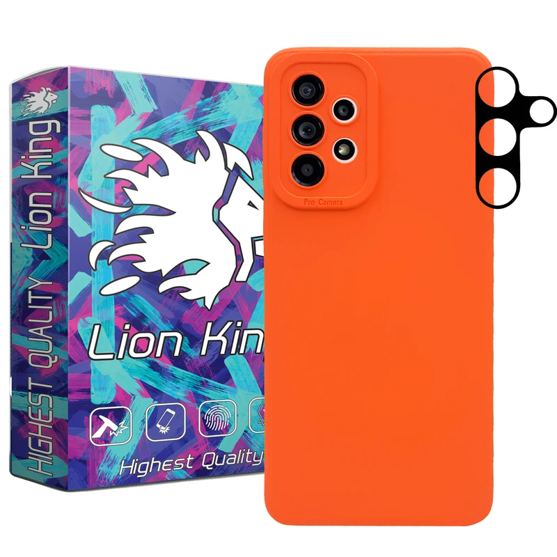   کاور لاین کینگ مدل SILI2022 مناسب برای گوشی موبایل سامسونگ Galaxy A33 5G  به همراه  محافظ لنز