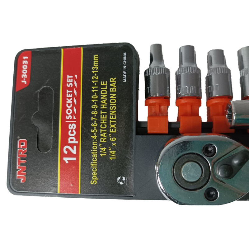 آچار بکس جنترو مدل 12s مجموعه 12 عددی آچار بکس جنترو مدل 12s مجموعه 12 عددی