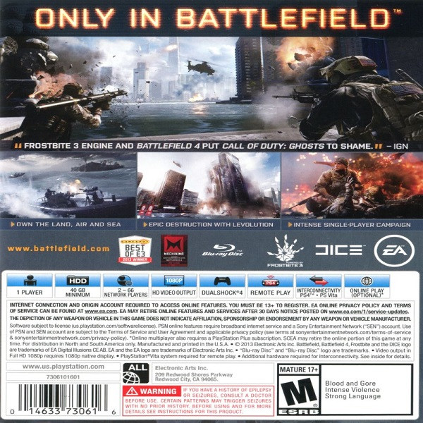 بازی BATTLEFIELD 4 مخصوص PC