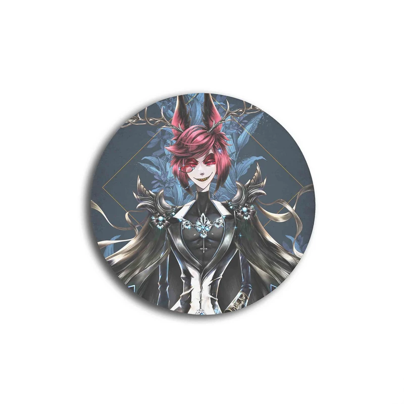 زیر لیوانی مدل انیمیشن هزبین هتل الستور کد Hazbin Hotel 674