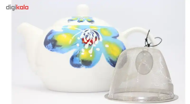 قوری طرح گل سان مدل S001-B