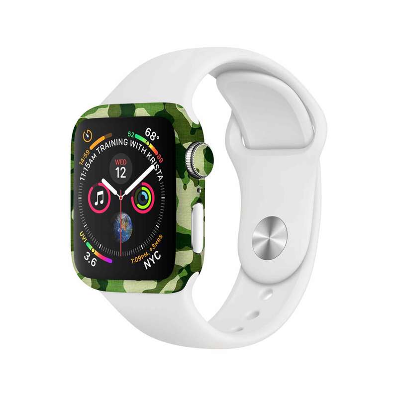 برچسب ماهوت طرح Army_Green مناسب برای اپل واچ Watch 4 44mm