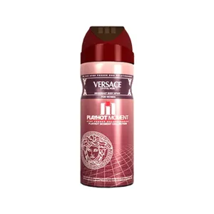اسپری ضد تعریق زنانه پلی هات مومنت مدل VERSACE Crystal Noir حجم 200 میلی لیتر