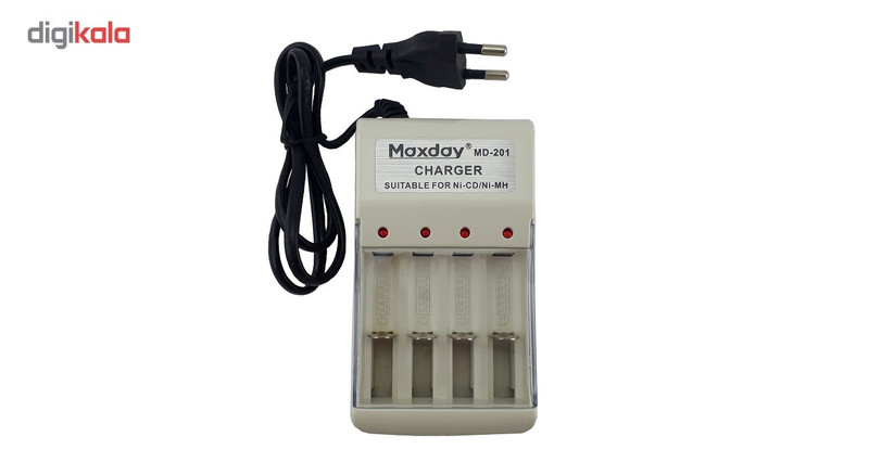 شارژر باتری مکس دی مدل MD-201 شارژر باتری مکس دی مدل MD-201