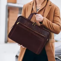کیف اداری چرم بارز مدل DL71.1