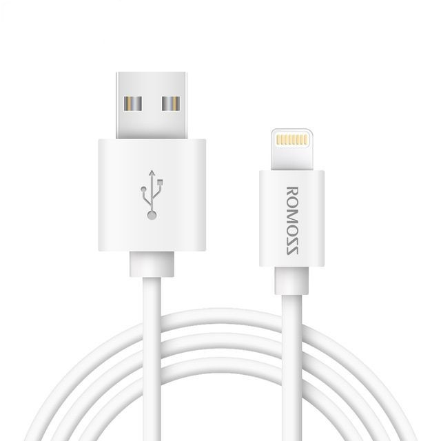 کابل تبدیل USB به لایتنینگ روموس مدل CB12 NEW PKG طول 1 متر
