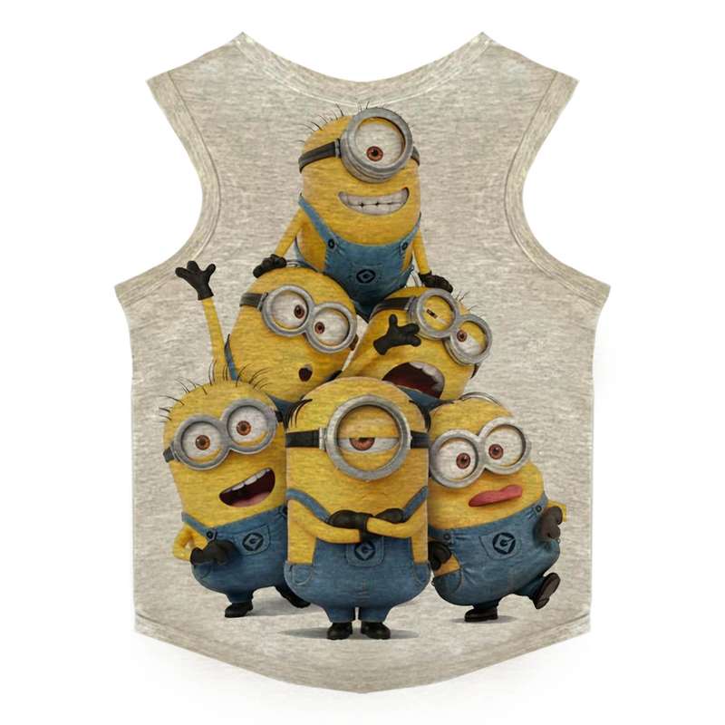  لباس سگ و گربه طرح minions کد B262 T سایز XL