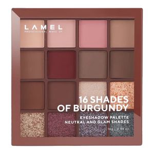 پالت سایه چشم لامل مدل Shades of Burgundy شماره 16