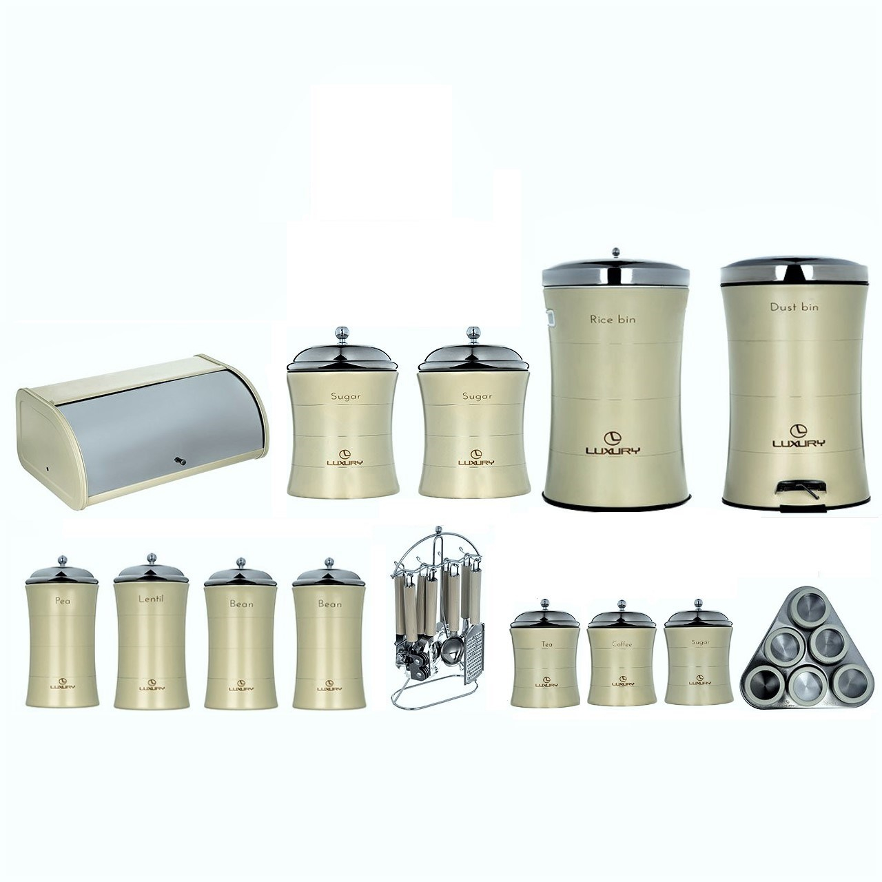 سرویس آشپزخانه 27 پارچه لاکچری مدل PH-1727
