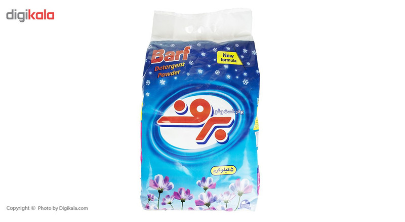 پودر رخت شویی دستی برف مقدار 5 کیلوگرم