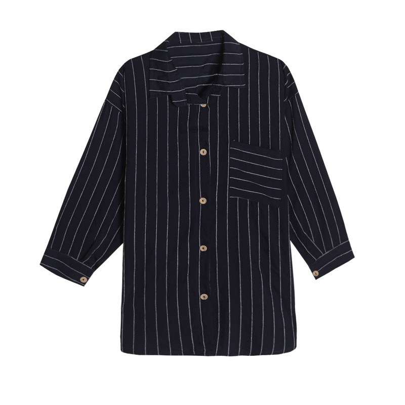 شومیز آستین بلند یقه برگردان زنانه مدل hh22