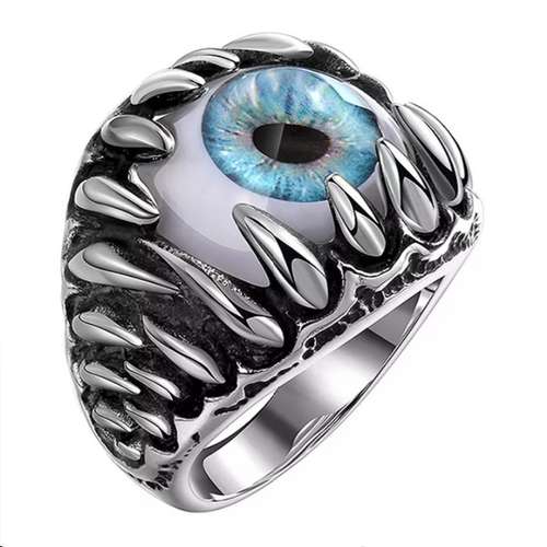 انگشتر مردانه مدل چشم اژدها 