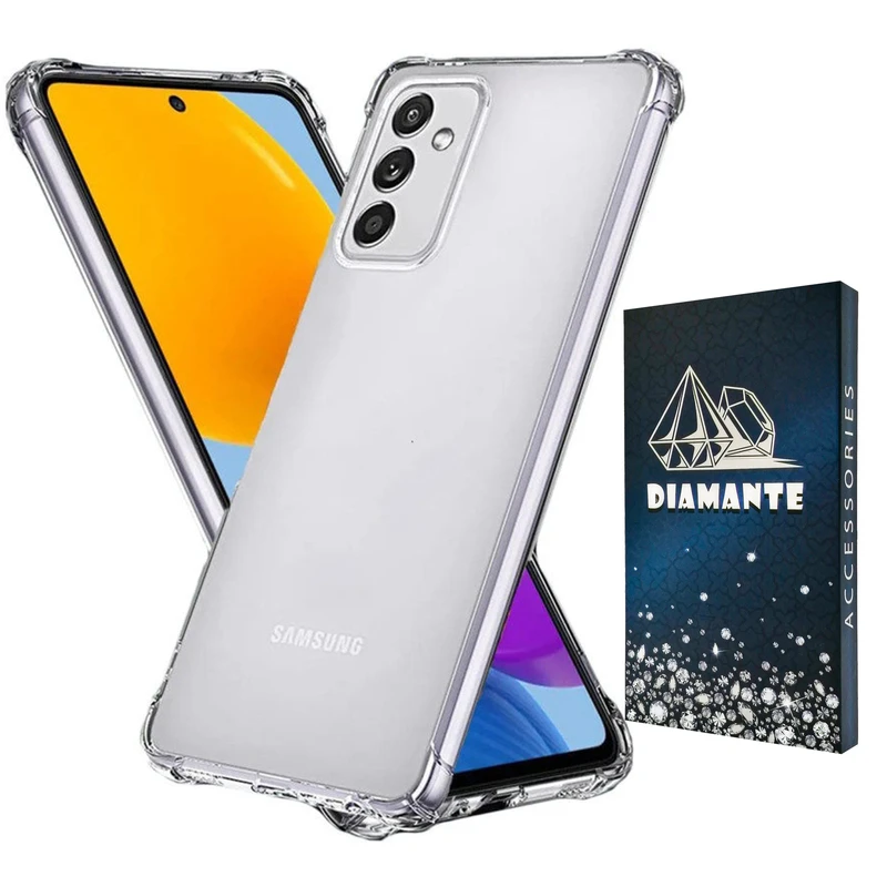  کاور دیامانته مدل shiny navy مناسب برای گوشی موبایل سامسونگ Galaxy M52
