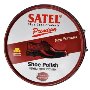 واکس کفش ساتل مدل Shoe Polish  به همراه یک عدد پاشنه کش