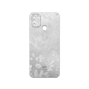 MAHOOT Silver-Wildflower Cover Sticker for Infinix Hot 11 Play