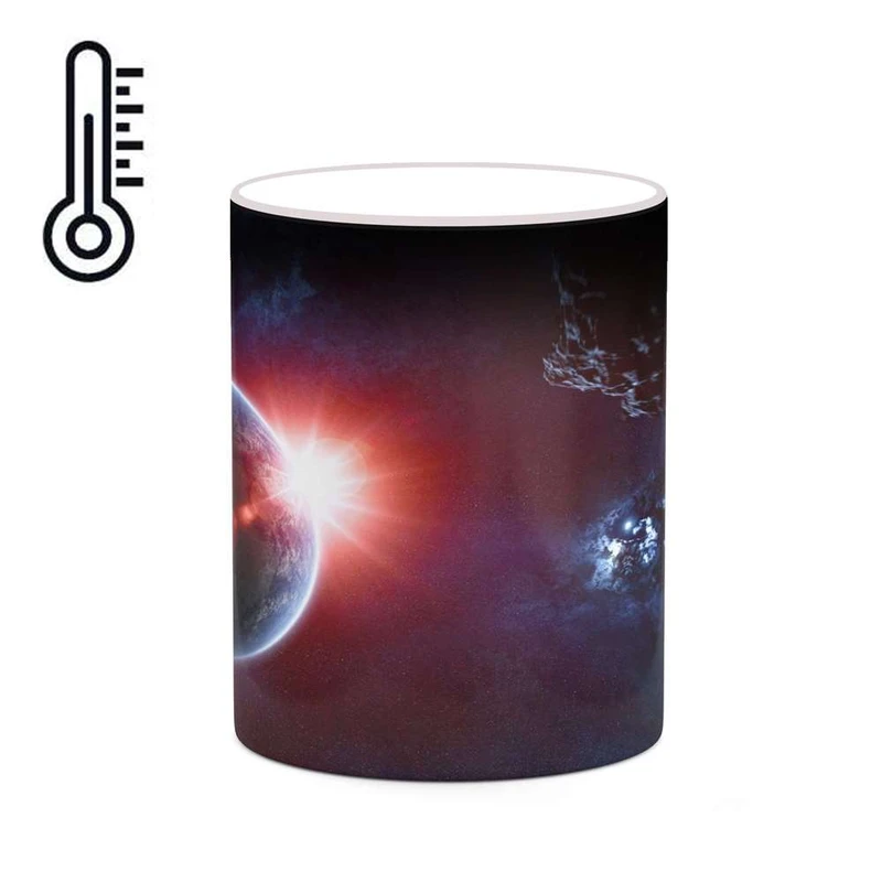 ماگ حرارتی کاکتی مدل فضا و کهکشان کد mgh20024