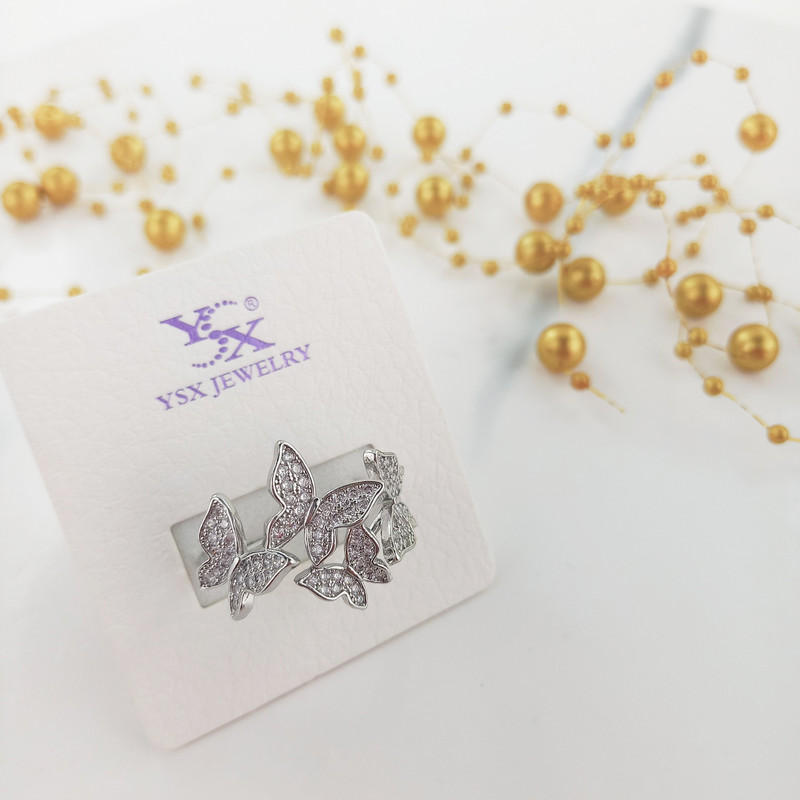 انگشتر زنانه وای اس ایکس مدل پروانه کد AAE-198 انگشتر زنانه وای اس ایکس مدل پروانه کد AAE-198