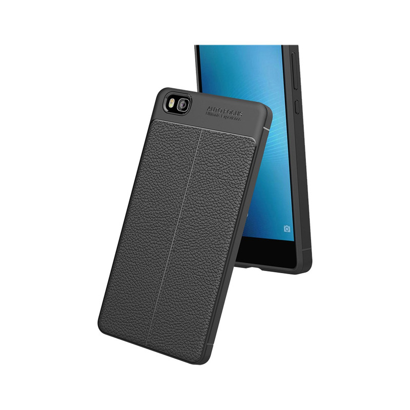 کاور ژله ای طرح چرم مناسب برای گوشی موبایل هوآوی P8 Lite