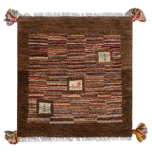 گبه دستباف سرزمین فرش کد GD9748