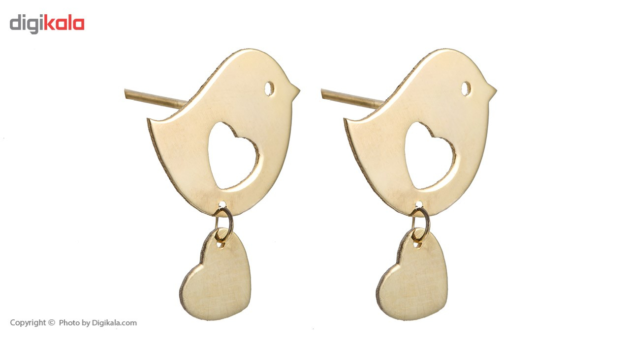 گوشواره طلای 18 عیار ماهک مدل ME0607