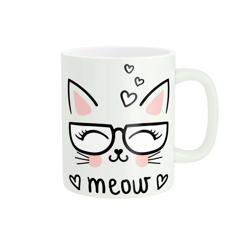 ماگ پاد آفرین طرح گربه کد 1772