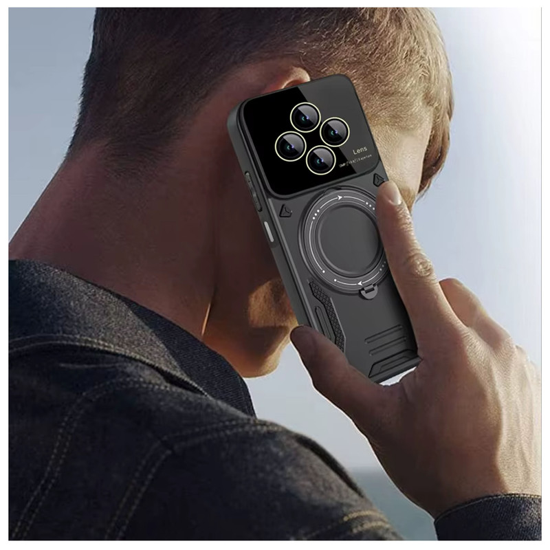 کاور اسپارتان مدل Hybrid Strap مناسب برای گوشی موبایل شیائومی Redmi 14C / Redmi 14R /Poco C75  به همراه بند