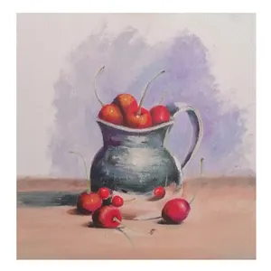 تابلو نقاشی رنگ روغن طرح گیلاس کد 31