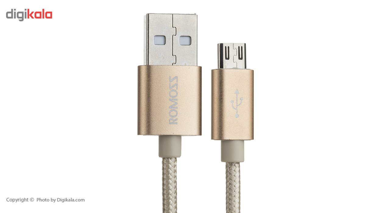 کابل تبدیل USB به microUSB روموس مدل CB05N طول 1 متر