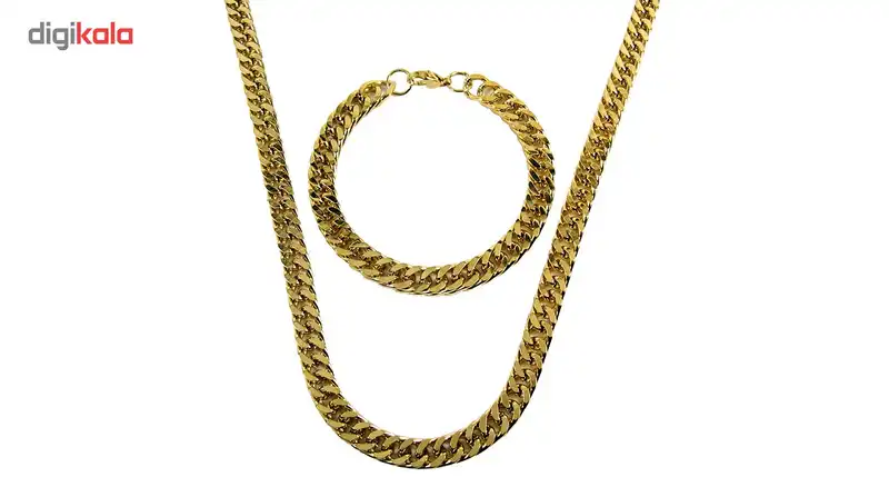 ست استیل حامد گالری طرح کارتیه مدل sm50161